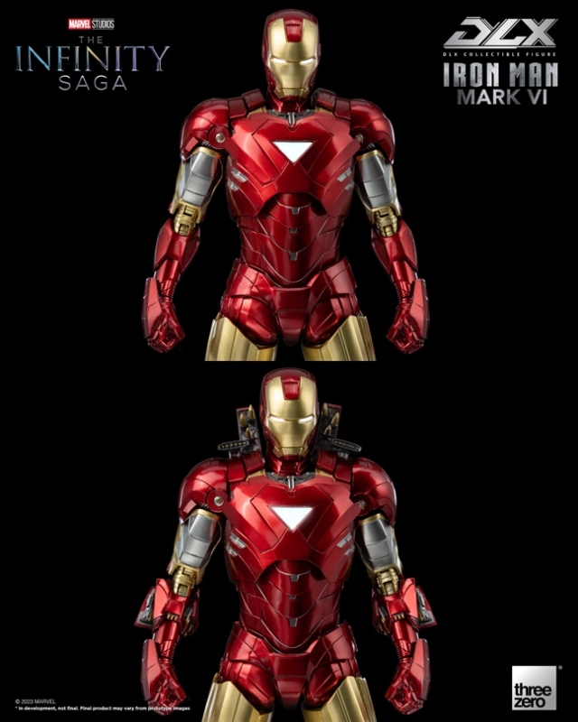 Iron Man Mark 6 DLX Collectible Figure | Threezero Avengers: Infinity Saga DLX