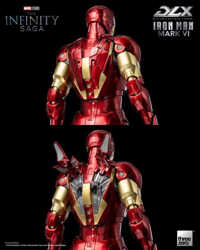 Iron Man Mark 6 DLX Collectible Figure | Threezero Avengers: Infinity Saga DLX