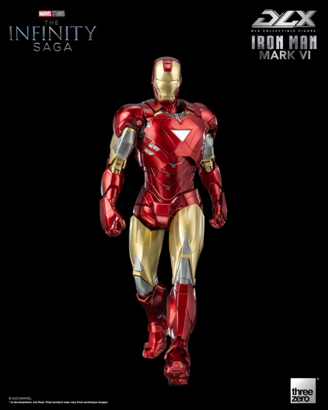 Iron Man Mark 6 DLX Collectible Figure | Threezero Avengers: Infinity Saga DLX