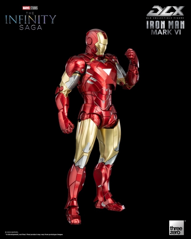 Iron Man Mark 6 DLX Collectible Figure | Threezero Avengers: Infinity Saga DLX