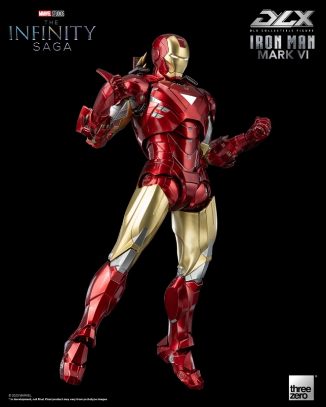 Iron Man Mark 6 DLX Collectible Figure | Threezero Avengers: Infinity Saga DLX