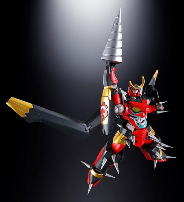 GX-107 Gurren Lagann and Giga Drill Set Soul of Chogokin | Tengen Toppa Gurren Lagann | Bandai Tamashii Nations