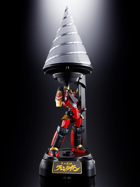 GX-107 Gurren Lagann and Giga Drill Set Soul of Chogokin | Tengen Toppa Gurren Lagann | Bandai Tamashii Nations