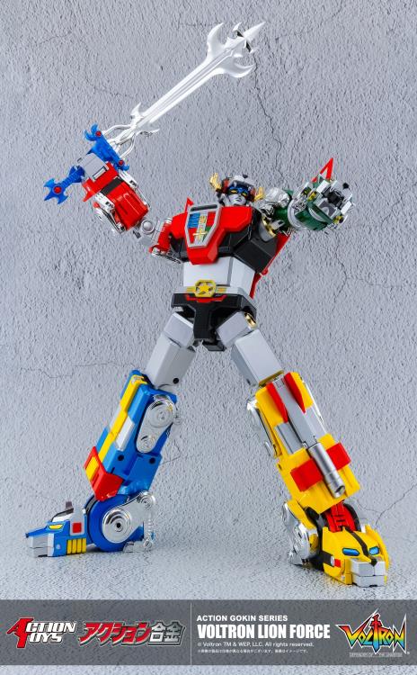 Voltron Lion Force Action Gokin | Voltron: Defender of the Universe | Action Toys