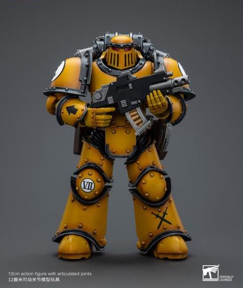 Imperial Fists Legion MkIII Tactical Squad Legionary with Bolter 1/18 Scale | Warhammer 40K: The Horus Heresy | Joy Toy