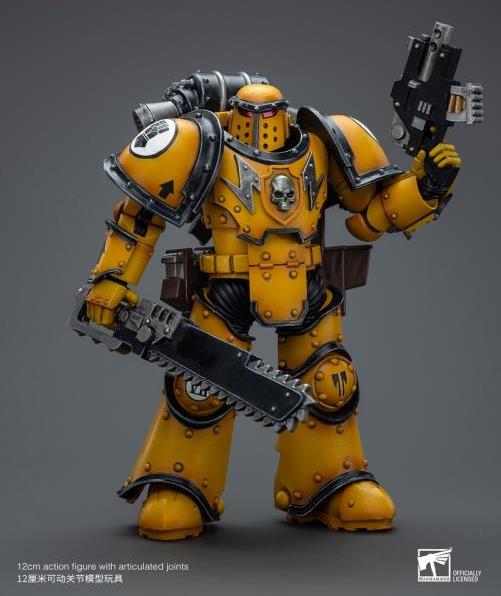 Imperial Fists Legion MkIII Despoiler Squad Legion Despoiler with Chainsword 1/18 Scale | Warhammer 40K: The Horus Heresy | Joy Toy