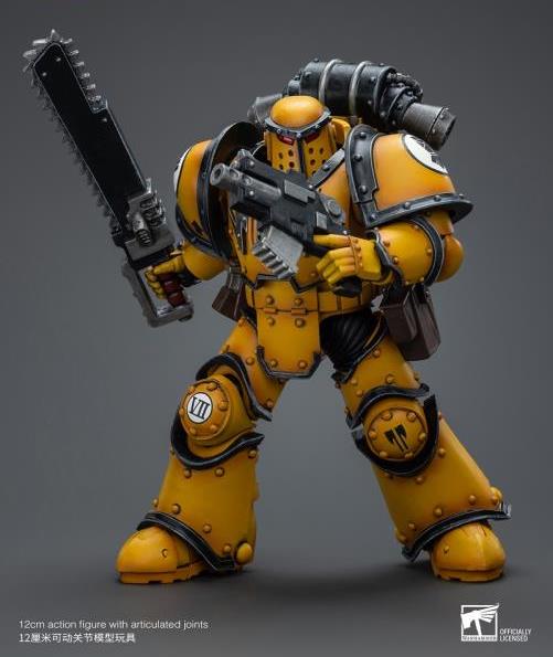 Imperial Fists Legion MkIII Despoiler Squad Legion Despoiler with Chainsword 1/18 Scale | Warhammer 40K: The Horus Heresy | Joy Toy