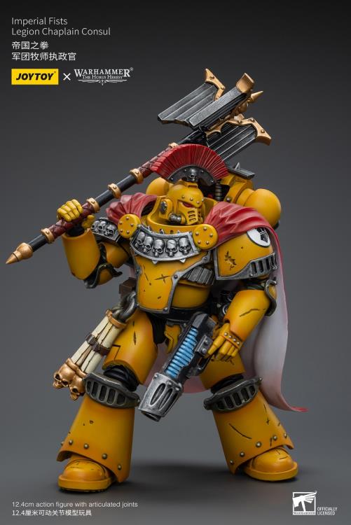 Imperial Fists Legion Chaplain Consul 1/18 Scale | Warhammer 40K: The Horus Heresy | Joy Toy