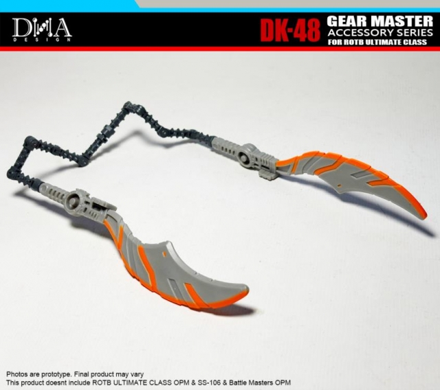 DK-48 Upgrade Kit for Transformers ROTB Ultimate Class Optimus Primal | Dna Design | Upgrade Kit
