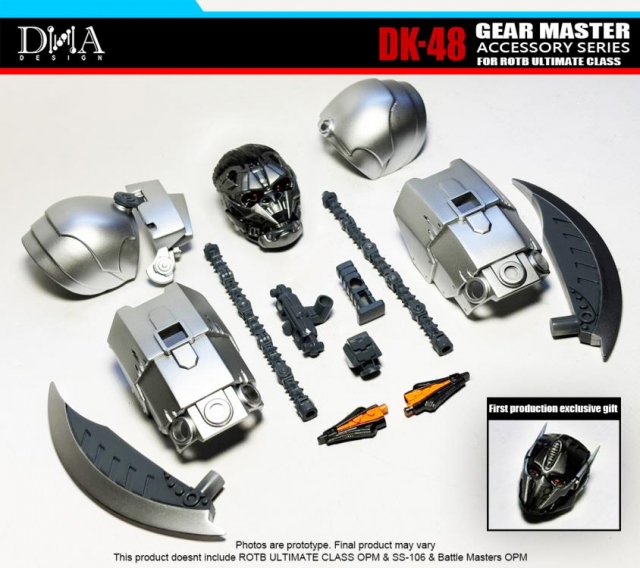 DK-48 Upgrade Kit for Transformers ROTB Ultimate Class Optimus Primal | Dna Design | Upgrade Kit