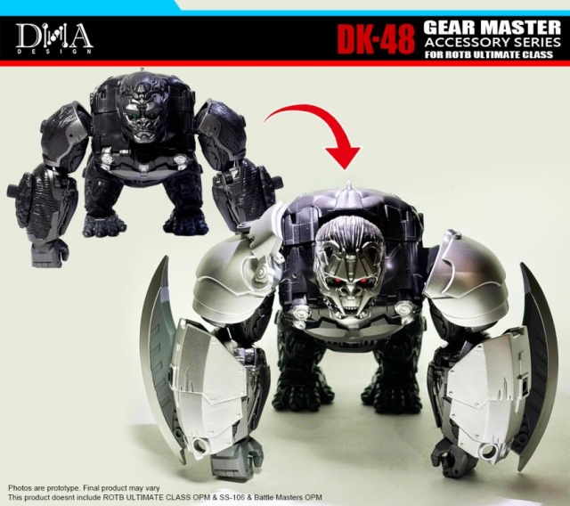 DK-48 Upgrade Kit for Transformers ROTB Ultimate Class Optimus Primal | Dna Design | Upgrade Kit