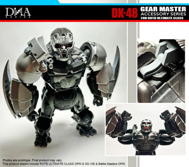 DK-48 Upgrade Kit for Transformers ROTB Ultimate Class Optimus Primal | Dna Design | Upgrade Kit