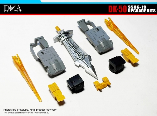 DK-50 Upgrade Kit for Transformers Studio Series 86-19 Leader Dinobot Snarl | Dna Design | Upgrade Kit