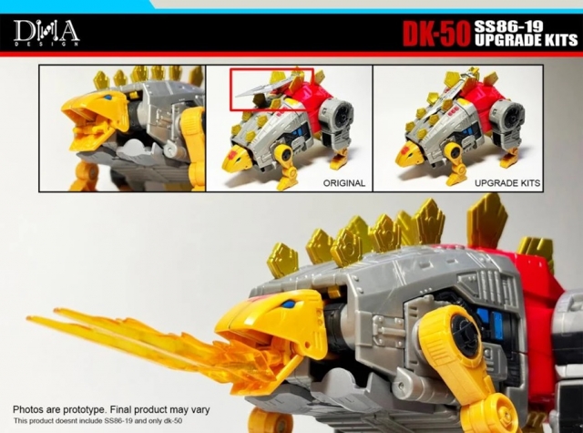 DK-50 Upgrade Kit for Transformers Studio Series 86-19 Leader Dinobot Snarl | Dna Design | Upgrade Kit