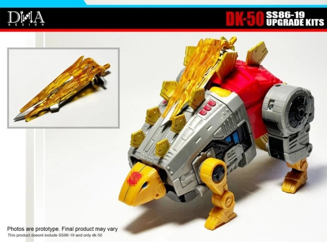 DK-50 Upgrade Kit for Transformers Studio Series 86-19 Leader Dinobot Snarl | Dna Design | Upgrade Kit