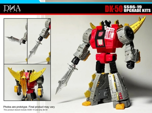 DK-50 Upgrade Kit for Transformers Studio Series 86-19 Leader Dinobot Snarl | Dna Design | Upgrade Kit