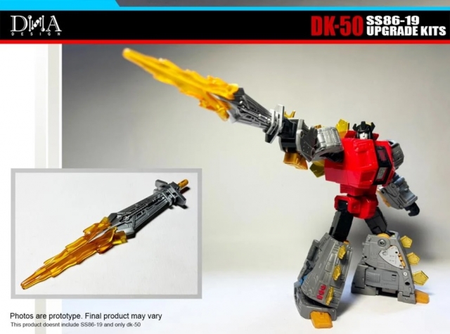 DK-50 Upgrade Kit for Transformers Studio Series 86-19 Leader Dinobot Snarl | Dna Design | Upgrade Kit