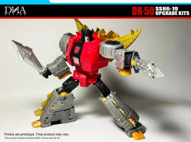DK-50 Upgrade Kit for Transformers Studio Series 86-19 Leader Dinobot Snarl | Dna Design | Upgrade Kit