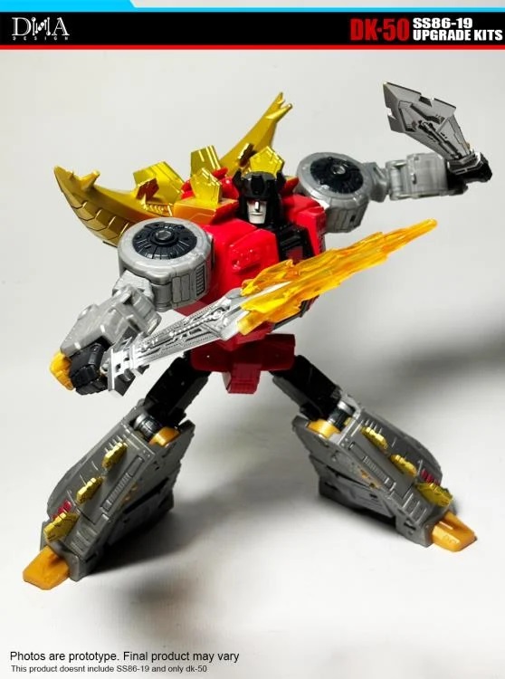 DK-50 Upgrade Kit for Transformers Studio Series 86-19 Leader Dinobot Snarl | Dna Design | Upgrade Kit