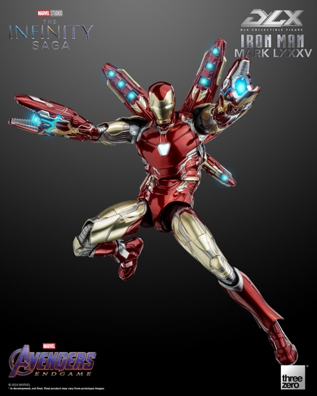 Iron Man Mark 85 DLX Collectible Figure | Marvel Avengers: Infinity Saga | threezero