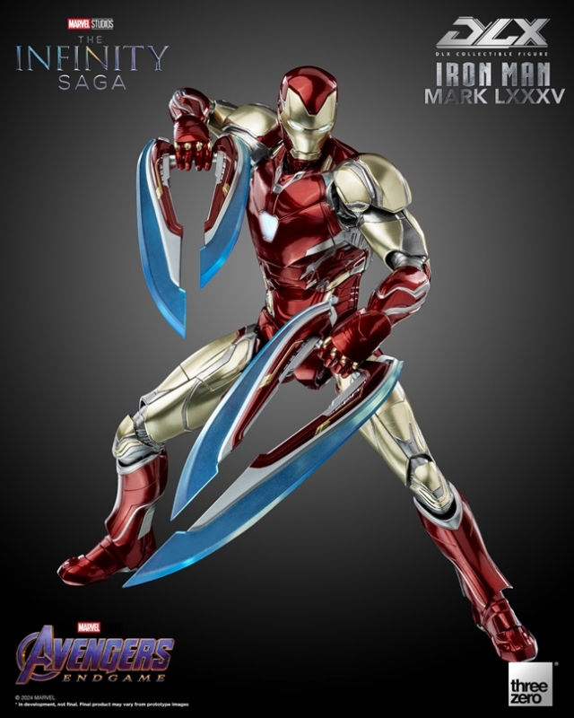 Iron Man Mark 85 DLX Collectible Figure | Marvel Avengers: Infinity Saga | threezero