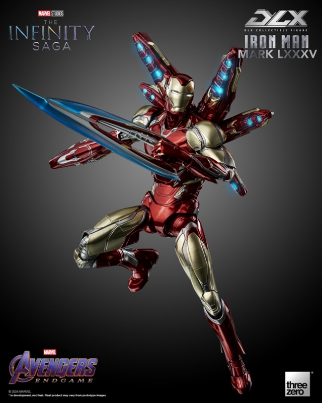 Iron Man Mark 85 DLX Collectible Figure | Marvel Avengers: Infinity Saga | threezero