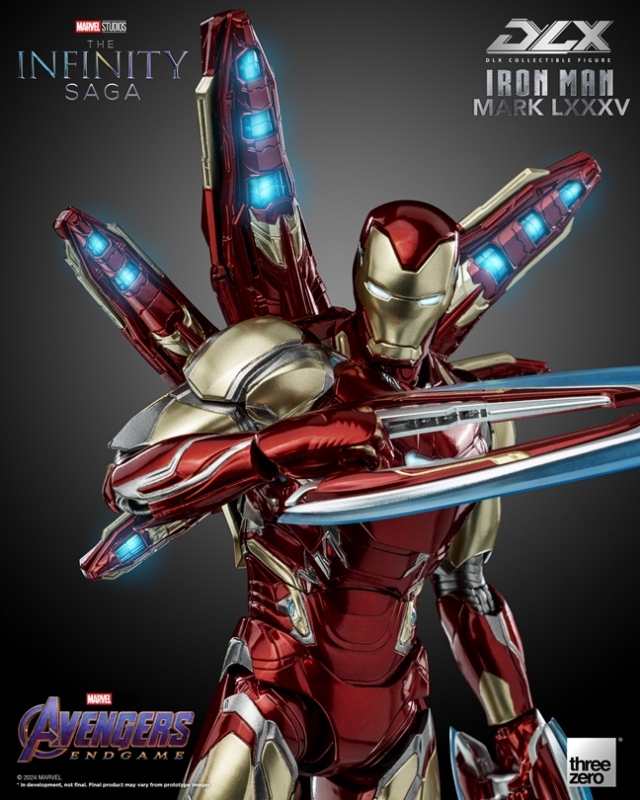Iron Man Mark 85 DLX Collectible Figure | Marvel Avengers: Infinity Saga | threezero