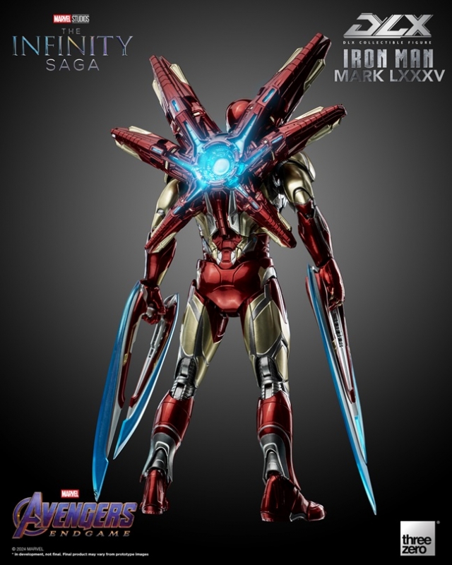 Iron Man Mark 85 DLX Collectible Figure | Marvel Avengers: Infinity Saga | threezero