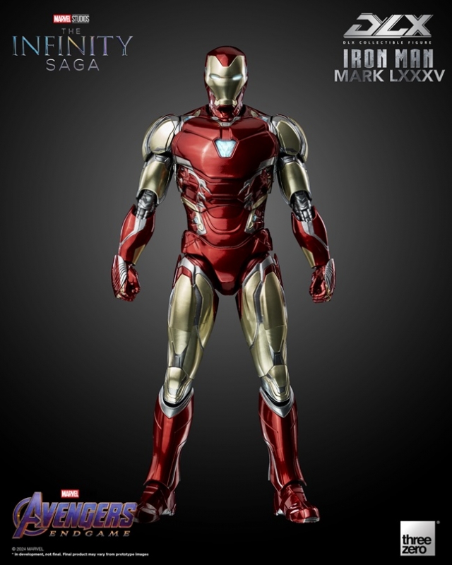 Iron Man Mark 85 DLX Collectible Figure | Marvel Avengers: Infinity Saga | threezero