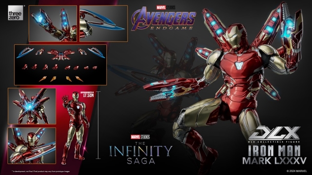 Iron Man Mark 85 DLX Collectible Figure | Marvel Avengers: Infinity Saga | threezero