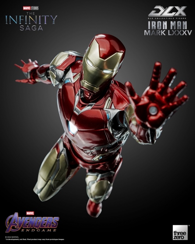 Iron Man Mark 85 DLX Collectible Figure | Marvel Avengers: Infinity Saga | threezero