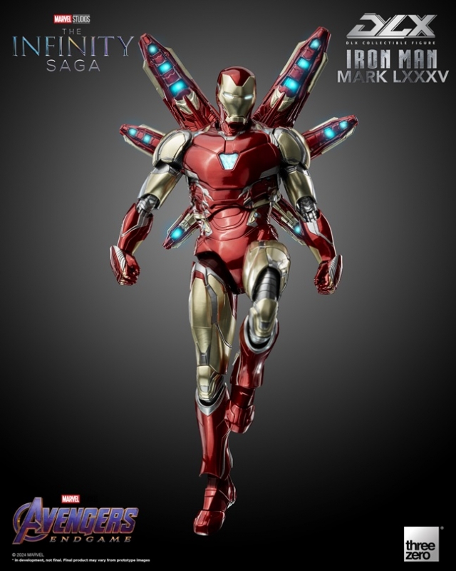 Iron Man Mark 85 DLX Collectible Figure | Marvel Avengers: Infinity Saga | threezero