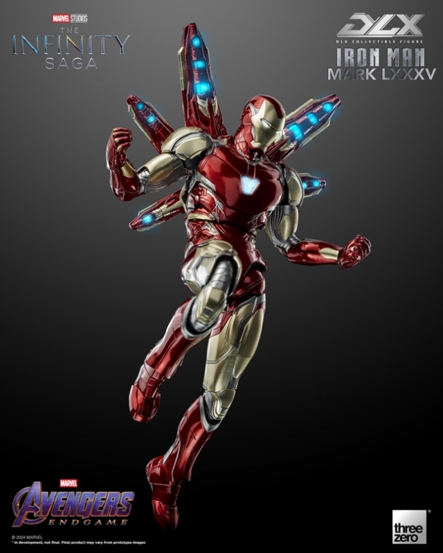 Iron Man Mark 85 DLX Collectible Figure | Marvel Avengers: Infinity Saga | threezero