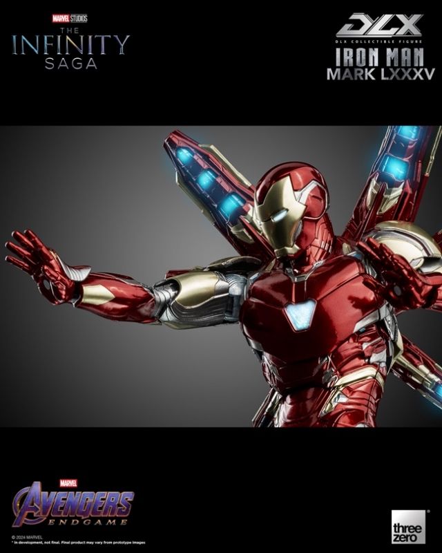 Iron Man Mark 85 DLX Collectible Figure | Marvel Avengers: Infinity Saga | threezero