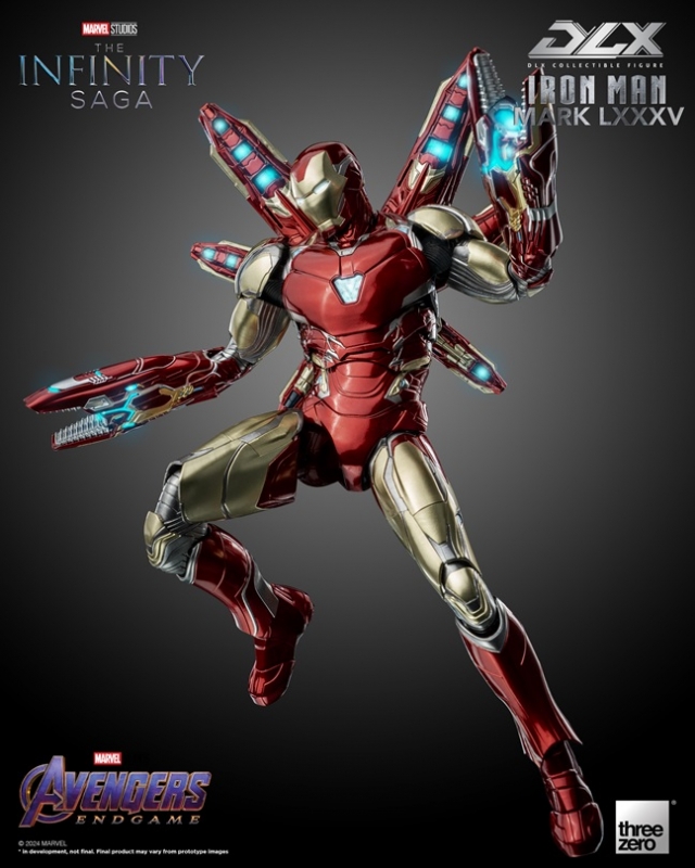 Iron Man Mark 85 DLX Collectible Figure | Marvel Avengers: Infinity Saga | threezero