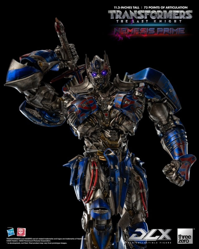 Nemesis Prime DLX Scale Collectible Figure | Transformers: The Last Knight | threezero