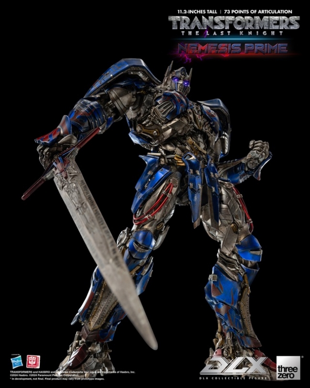 Nemesis Prime DLX Scale Collectible Figure | Transformers: The Last Knight | threezero