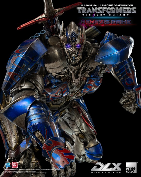 Nemesis Prime DLX Scale Collectible Figure | Transformers: The Last Knight | threezero