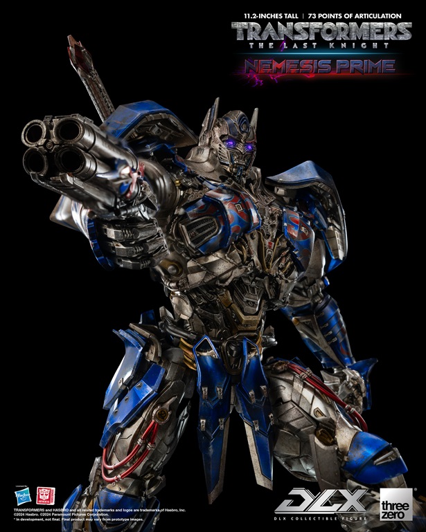Nemesis Prime DLX Scale Collectible Figure | Transformers: The Last Knight | threezero