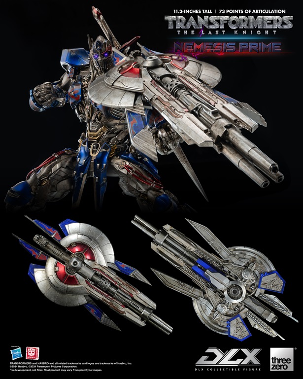 Nemesis Prime DLX Scale Collectible Figure | Transformers: The Last Knight | threezero