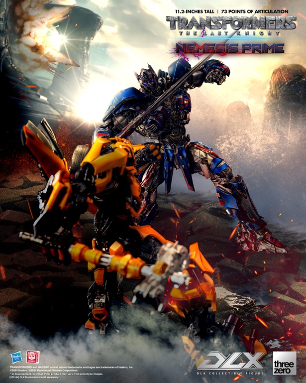 Nemesis Prime DLX Scale Collectible Figure | Transformers: The Last Knight | threezero