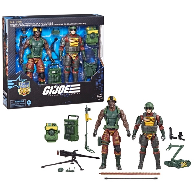 Tiger Force Roadblock, Tripwire, and M.A.C.L.E.O.D. 6-Inch Scale | G.I. Joe Classified Series
