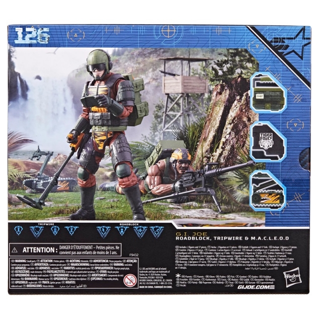 Tiger Force Roadblock, Tripwire, and M.A.C.L.E.O.D. 6-Inch Scale | G.I. Joe Classified Series