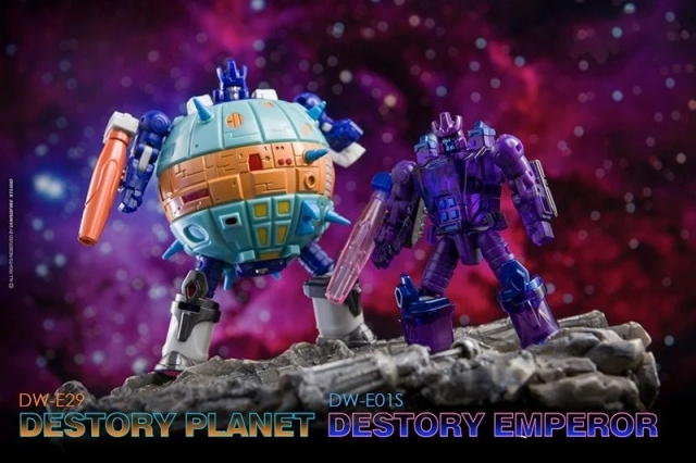 DW-E29 Destroy Planet and DW-E01S Destroy Emperor Set of 2 | Dr. Wu