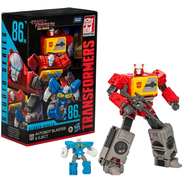 86-25 Autobot Blaster and Eject Voyager Class | Transformers Studio Series | Transformers: The Movie 86