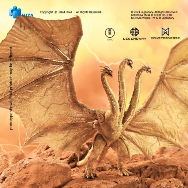King Ghidorah Gravity Beam Version Exquisite Basic PX Previews Exclusive | Godzilla: King of Monsters | Hiya Toys