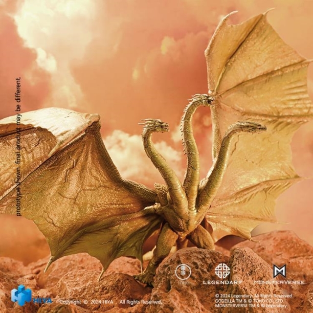 King Ghidorah Gravity Beam Version Exquisite Basic PX Previews Exclusive | Godzilla: King of Monsters | Hiya Toys