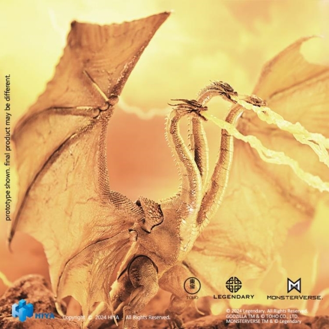 King Ghidorah Gravity Beam Version Exquisite Basic PX Previews Exclusive | Godzilla: King of Monsters | Hiya Toys