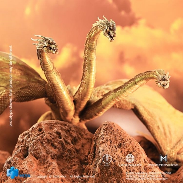 King Ghidorah Gravity Beam Version Exquisite Basic PX Previews Exclusive | Godzilla: King of Monsters | Hiya Toys
