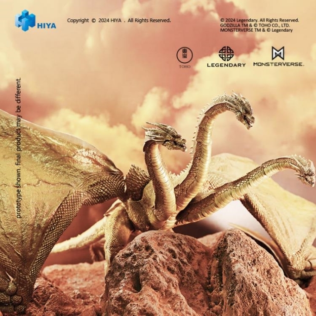 King Ghidorah Gravity Beam Version Exquisite Basic PX Previews Exclusive | Godzilla: King of Monsters | Hiya Toys